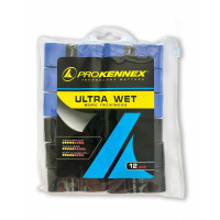 Комплект намоток на ракетку ProKennex Ultra Wet Over Grip 12 шт Синий-Черный (AYGP1803-BB)